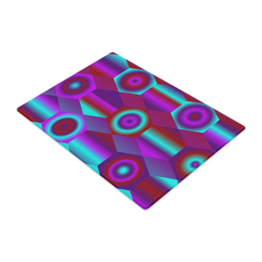 Vibrant Glass Chopping Board/ Placemat