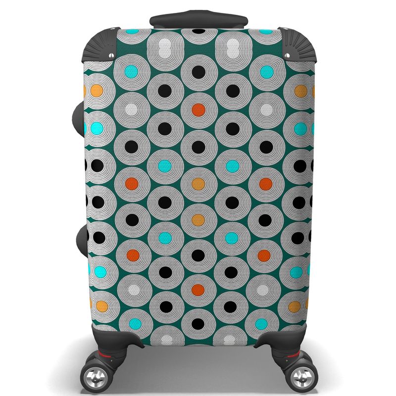 Unique Funky Suitcase TaCArtDesigns