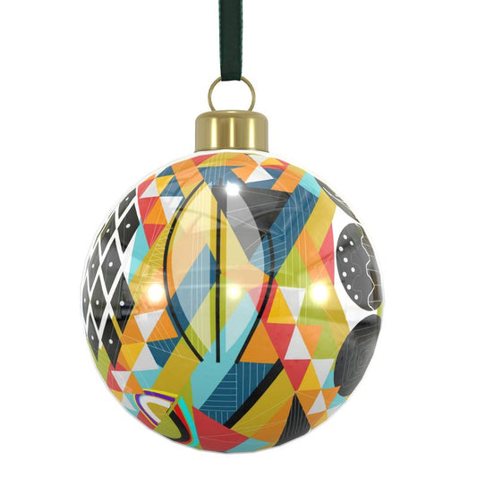 Unique Abstract Bone China Bauble