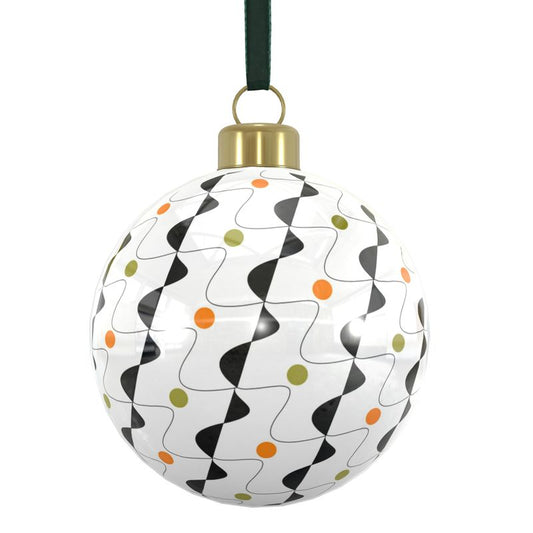 Unique Abstract Bone China Bauble