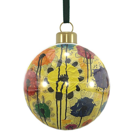 Unique Abstract Bone China Bauble