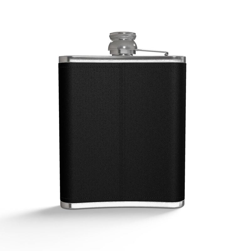 Leather Wrapped Hip Flask