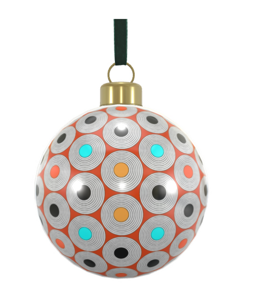 Unique Abstract Bone China Bauble