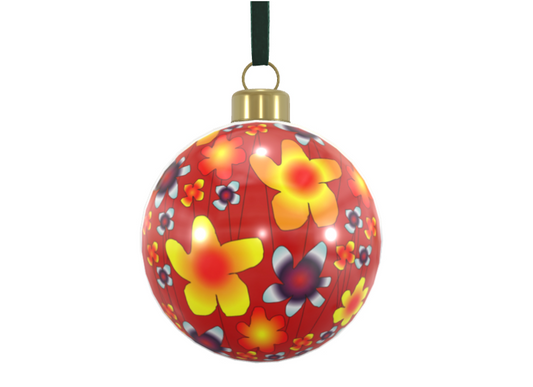 Unique Abstract Bone China Bauble