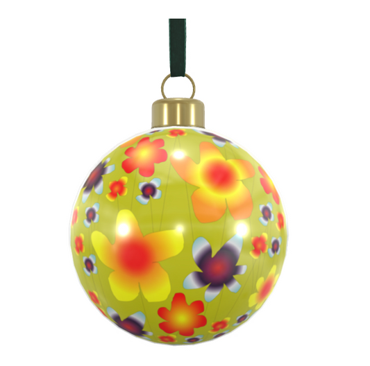 Unique Abstract Bone China Bauble