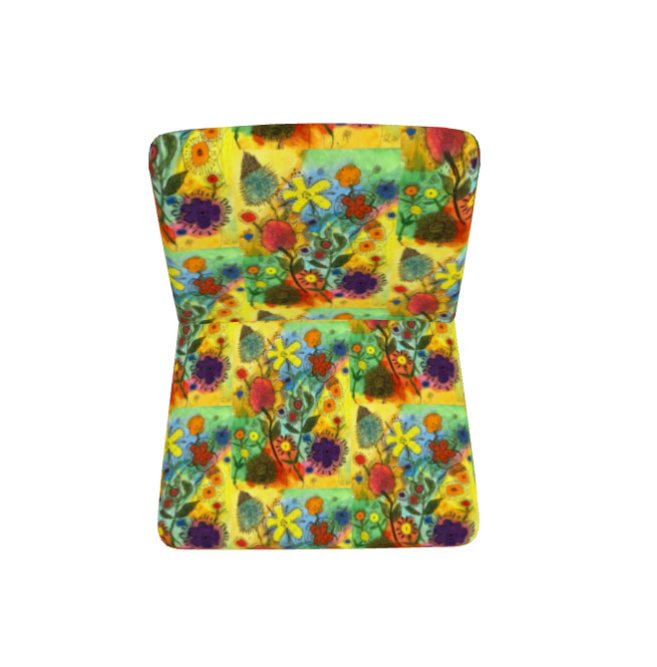 Floral Abstract Designer Occasional Chair