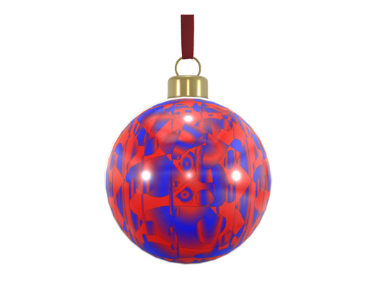 Unique Abstract Bone China Bauble