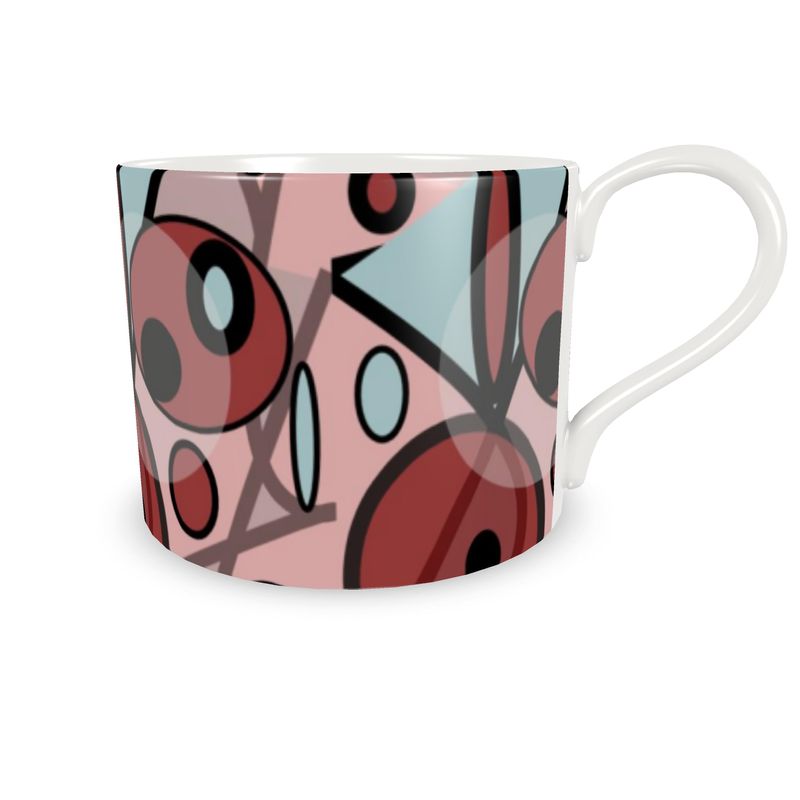 Bone China Cup and Saucer with the beloved circle