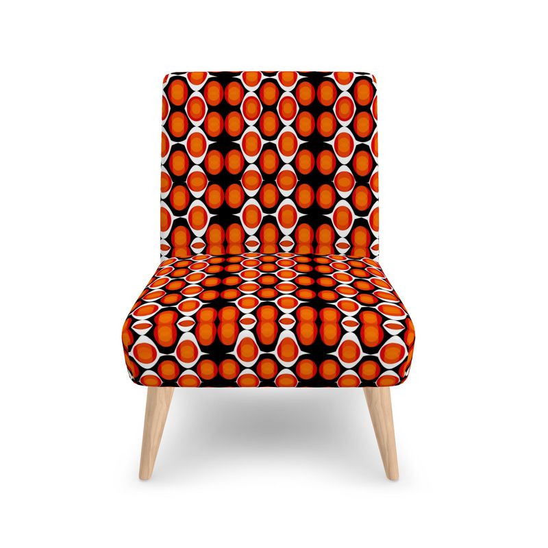 Occasional Chair with a Retro Design