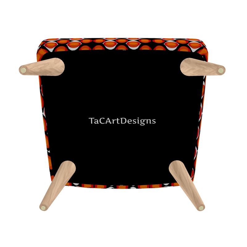 Occasional Chair with a Retro Design