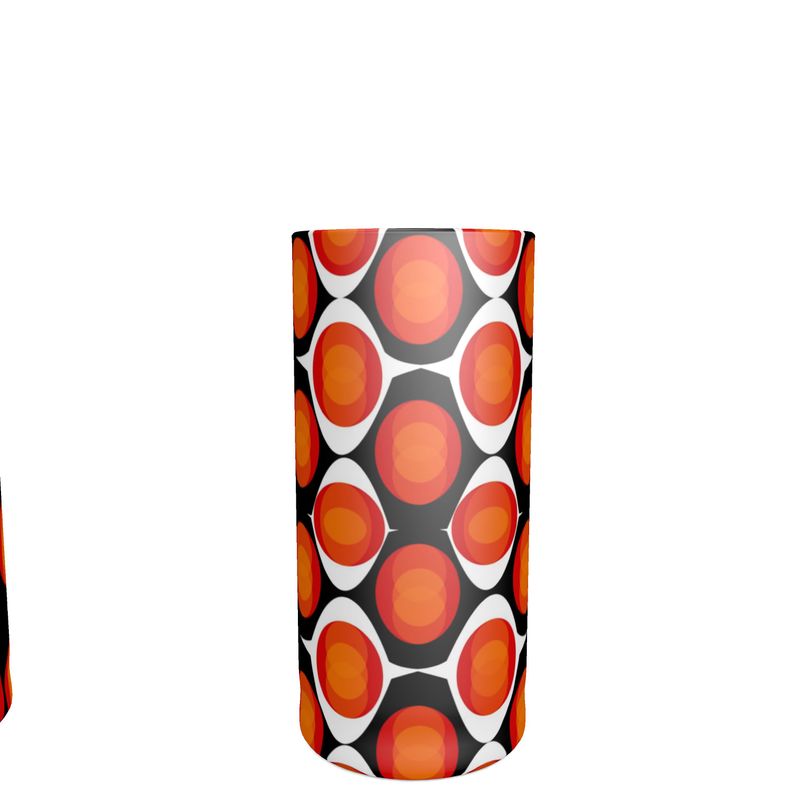Round Shot Glass Set With A Bold Retro Design