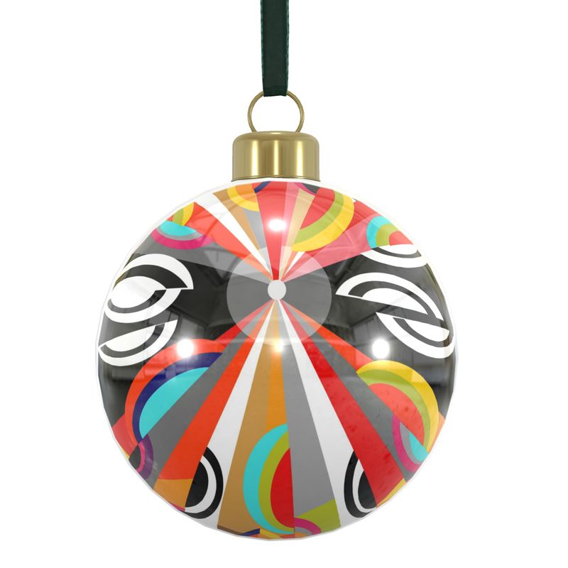Unique Abstract Bone China Bauble