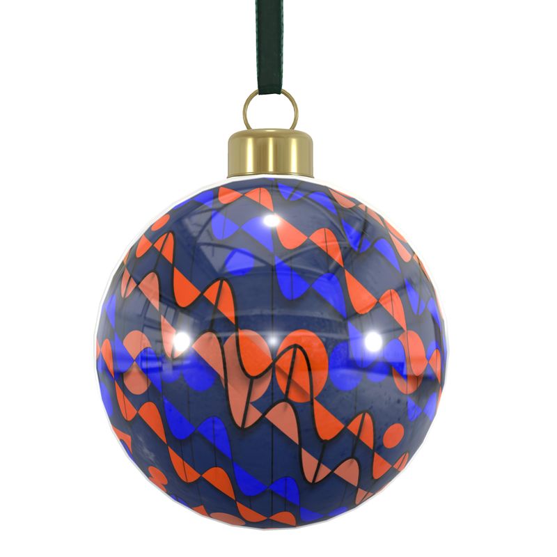 Unique Abstract Bone China Bauble