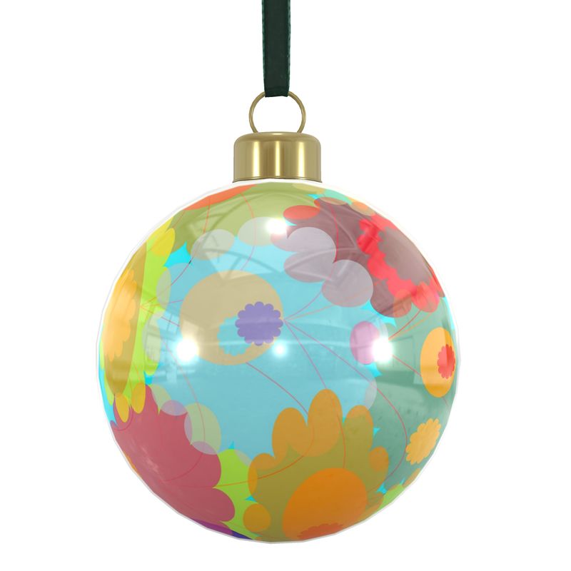 Unique Abstract Bone China Bauble