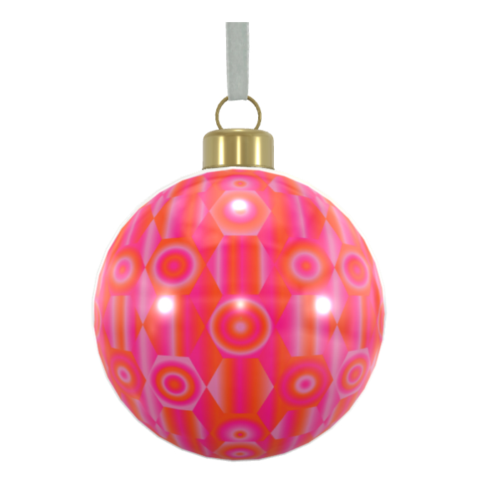 Unique Abstract Bone China Bauble