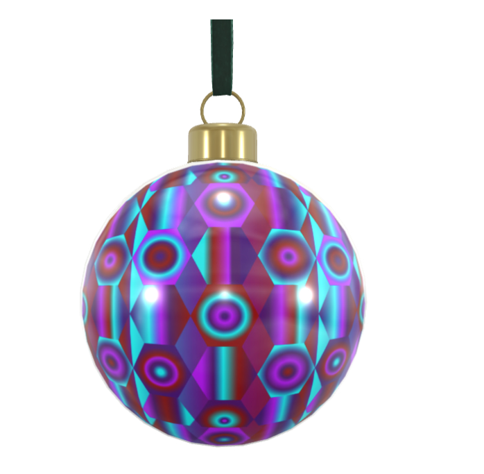 Unique Abstract Bone China Bauble