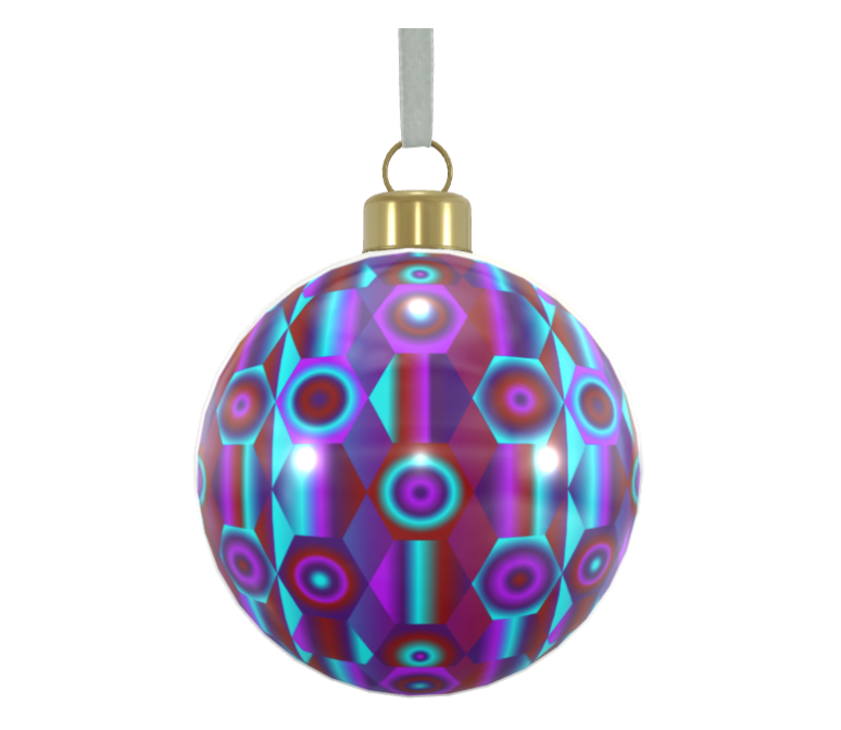 Unique Abstract Bone China Bauble