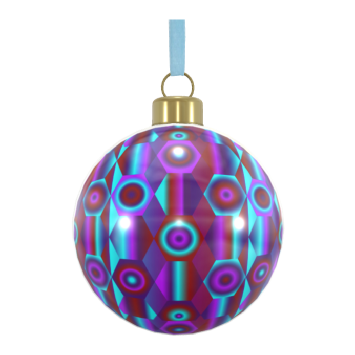 Unique Abstract Bone China Bauble