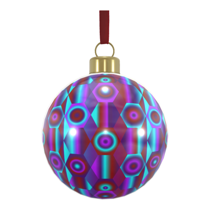 Unique Abstract Bone China Bauble
