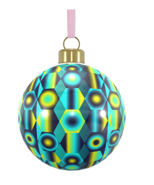 Unique Abstract Bone China Bauble