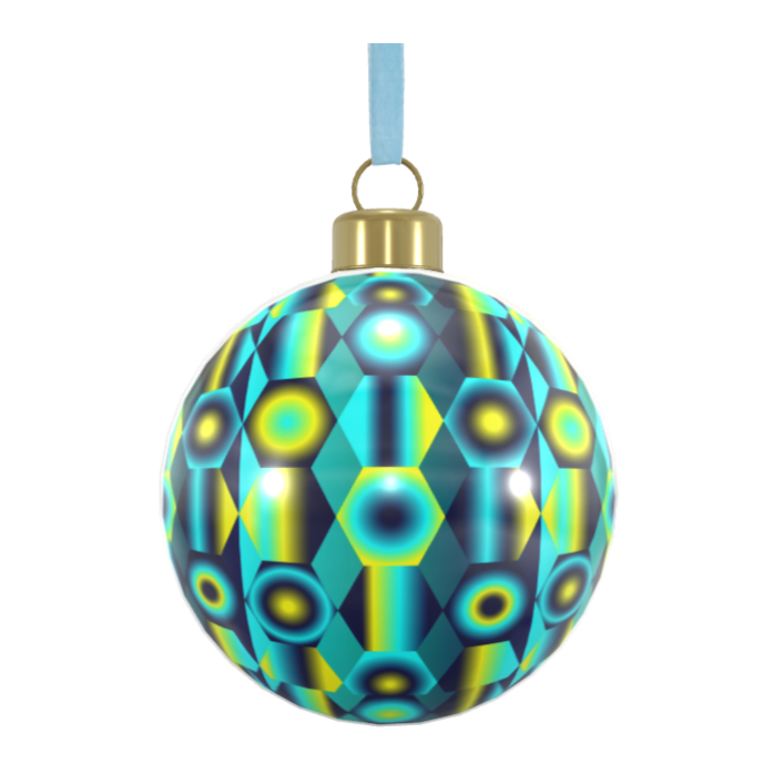 Unique Abstract Bone China Bauble