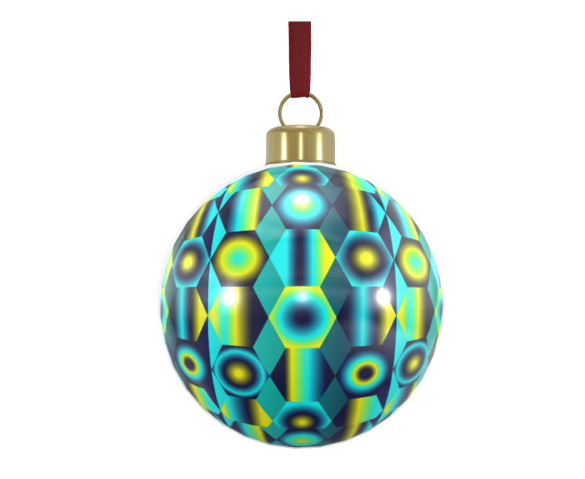 Unique Abstract Bone China Bauble