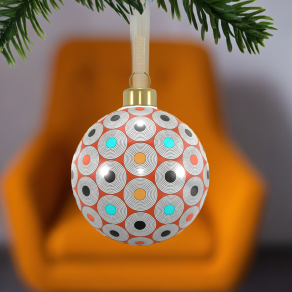 Unique Abstract Bone China Bauble