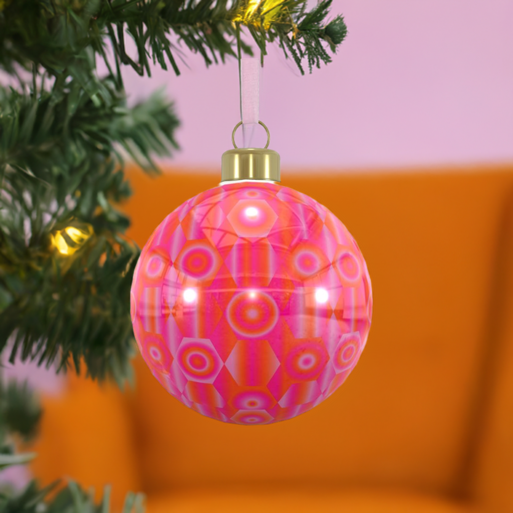 Unique Abstract Bone China Bauble