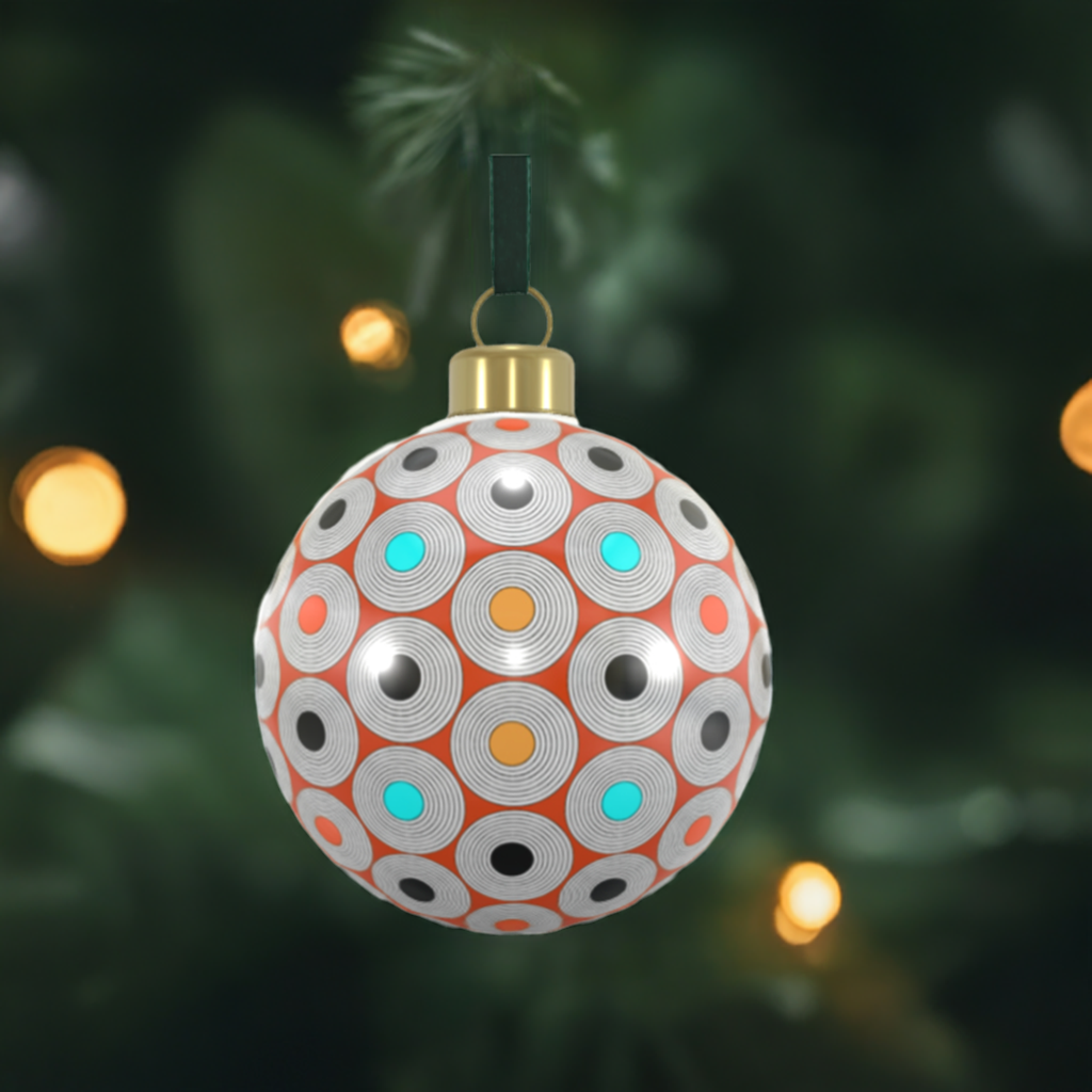Unique Abstract Bone China Bauble