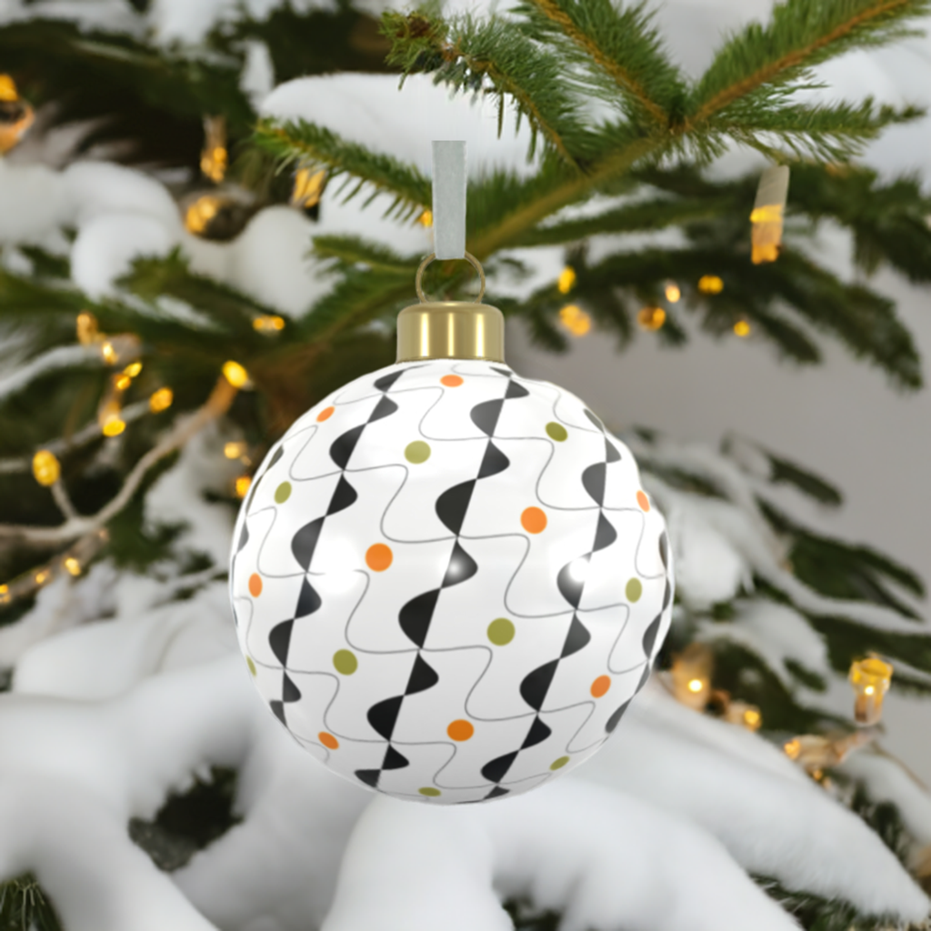 Unique Abstract Bone China Bauble