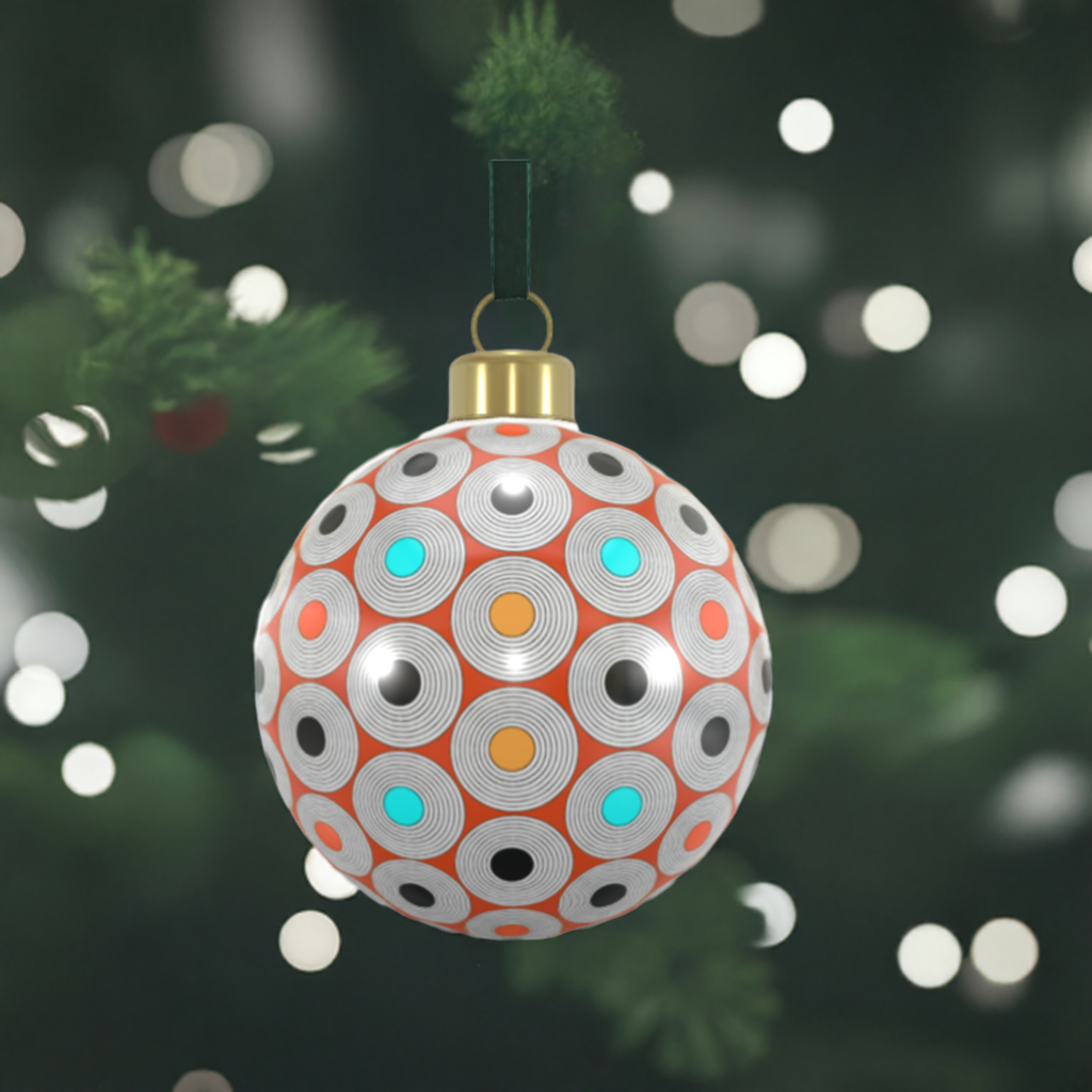 Unique Abstract Bone China Bauble