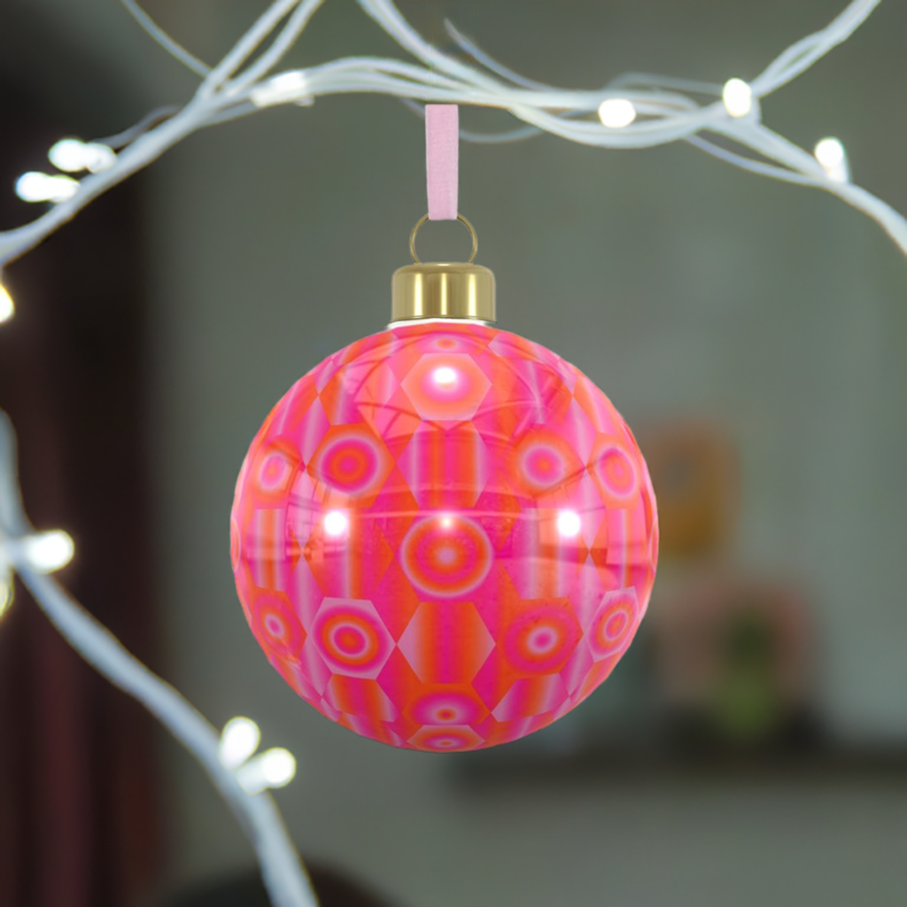 Unique Abstract Bone China Bauble