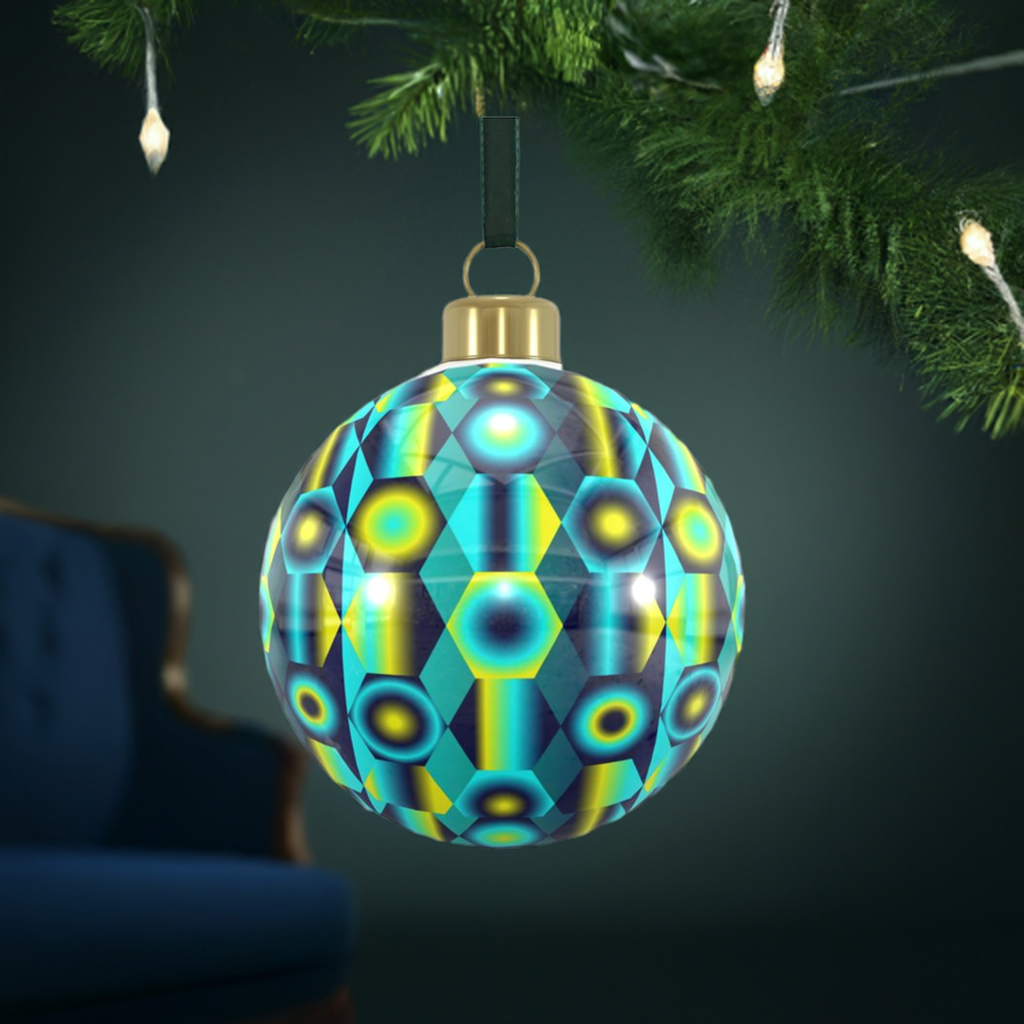 Unique Abstract Bone China Bauble