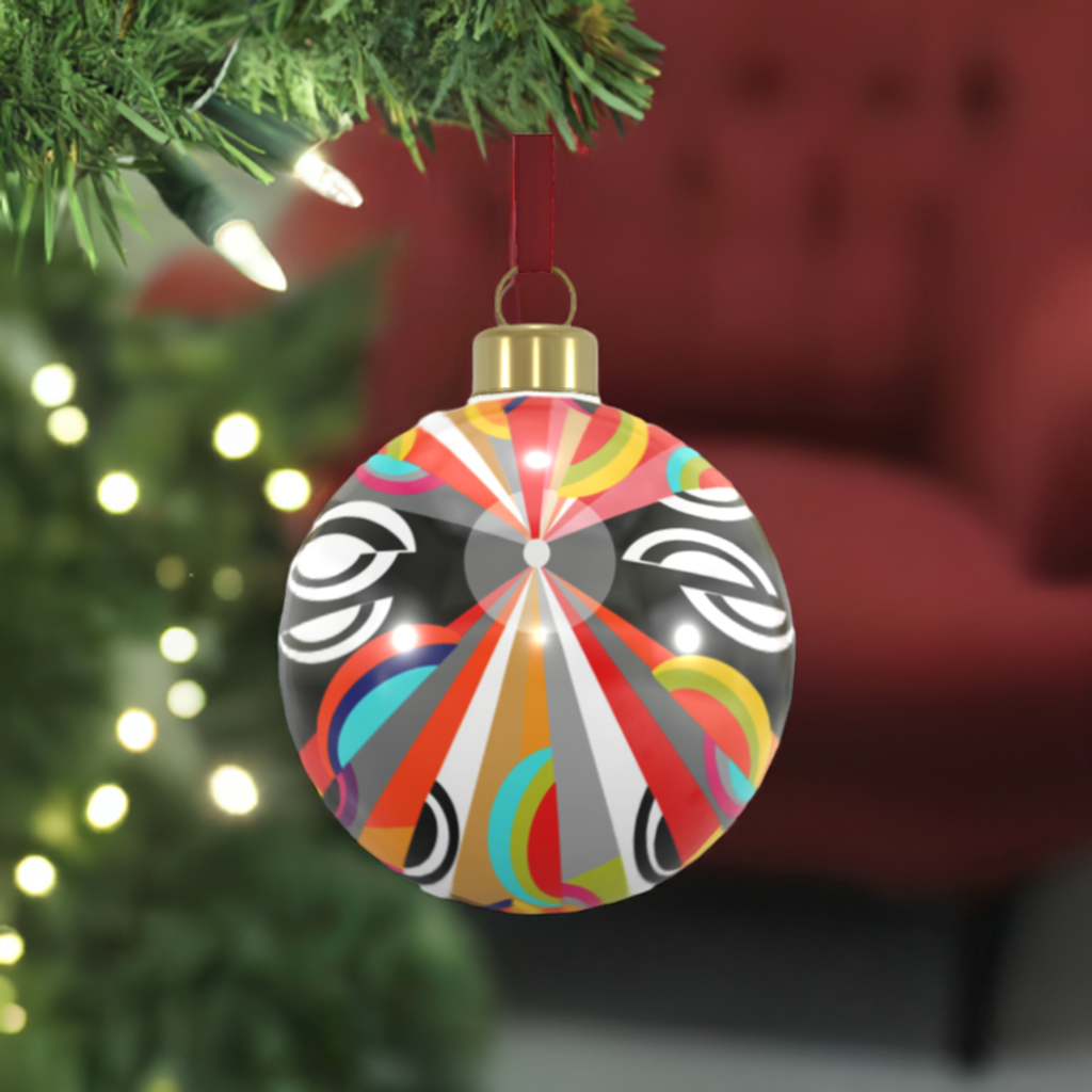 Unique Abstract Bone China Bauble