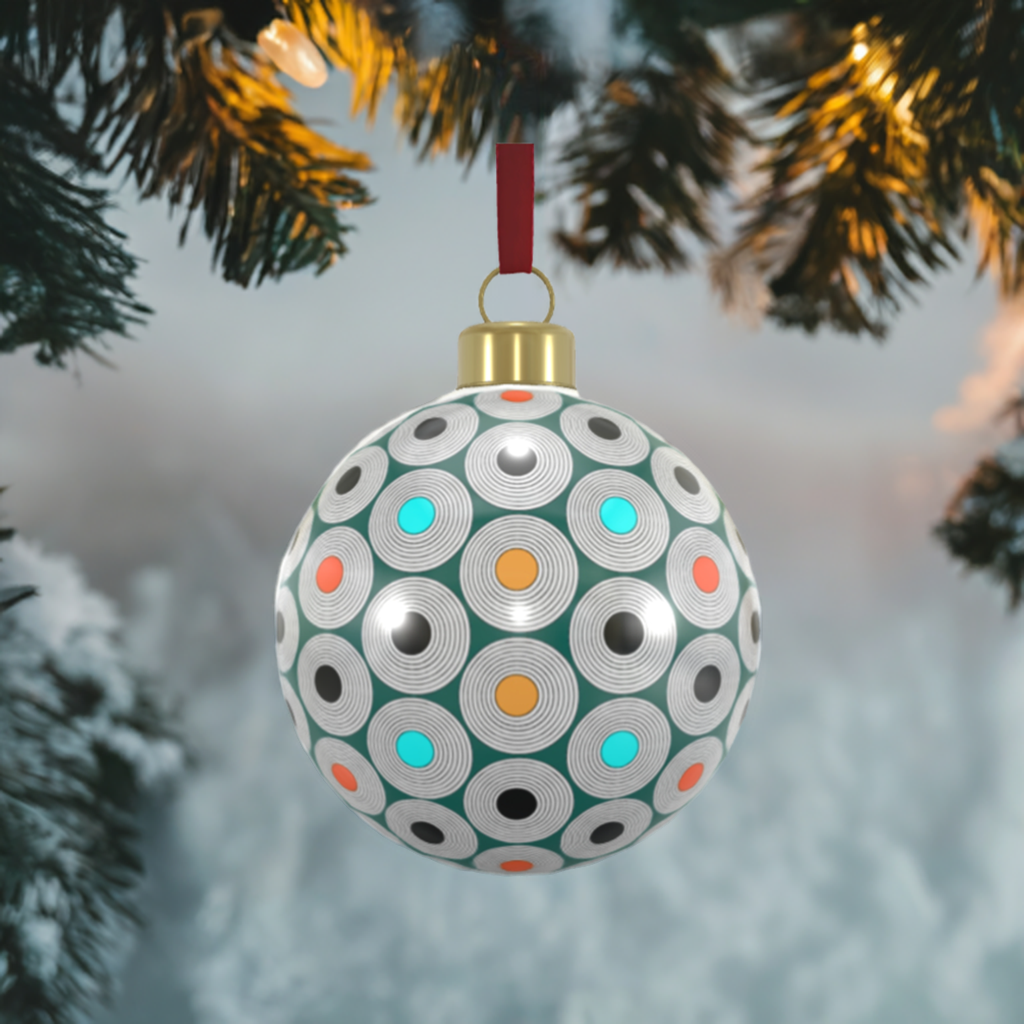 Unique Abstract Bone China Bauble