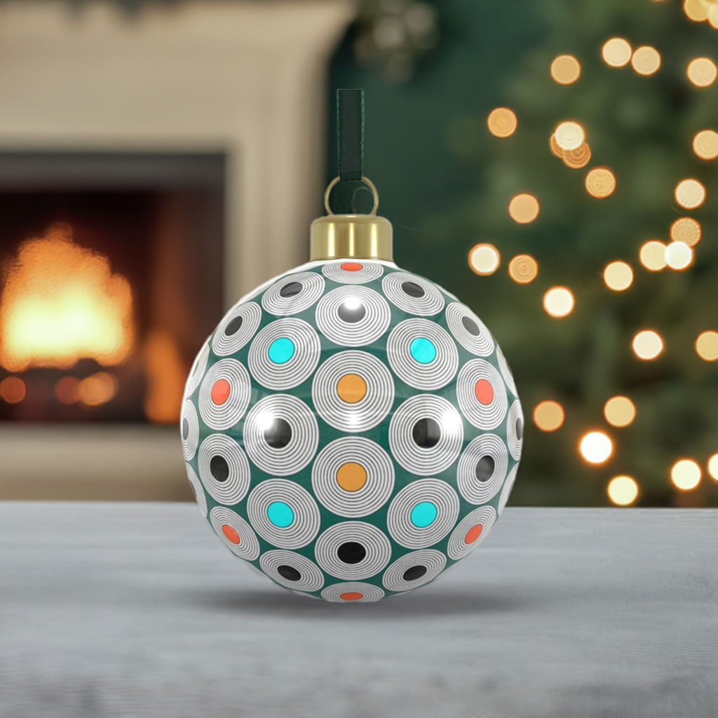 Unique Abstract Bone China Bauble