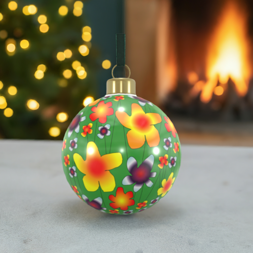 Unique Abstract Bone China Bauble