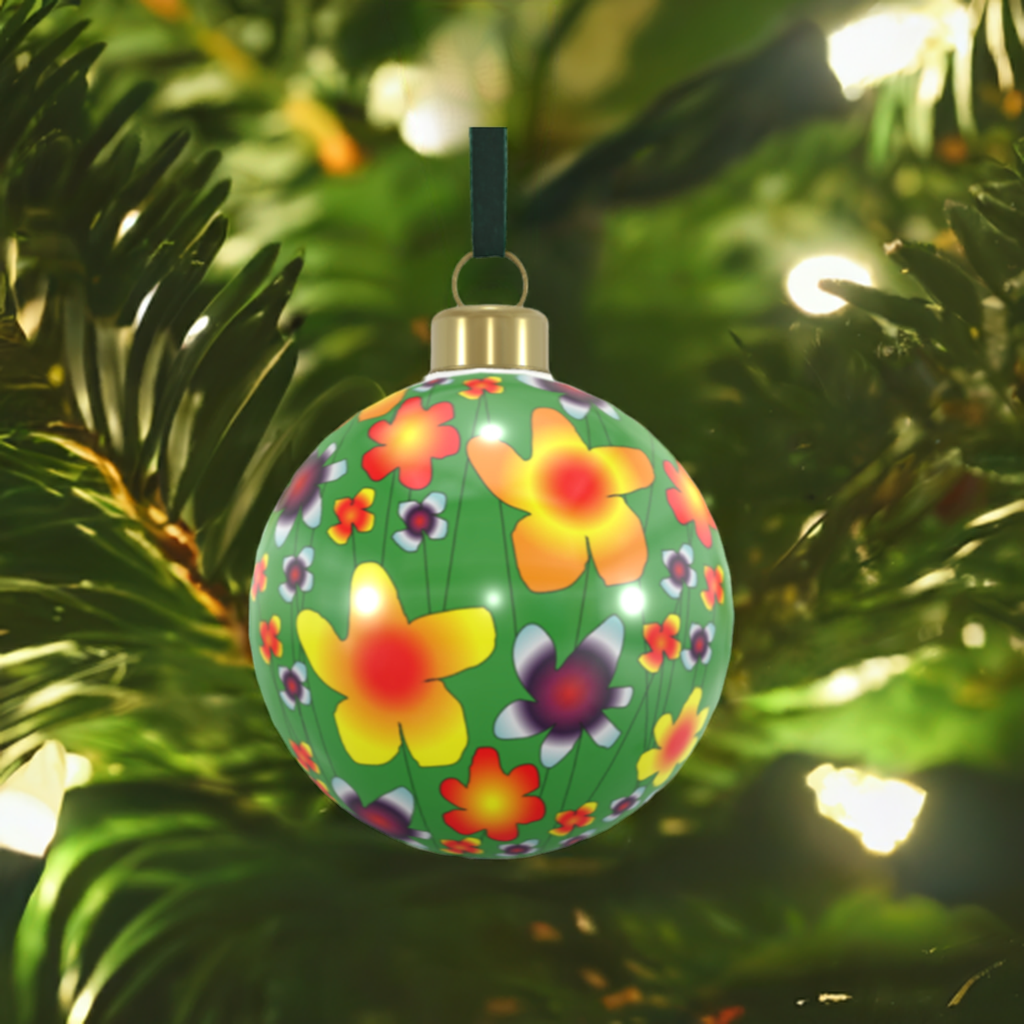 Unique Abstract Bone China Bauble