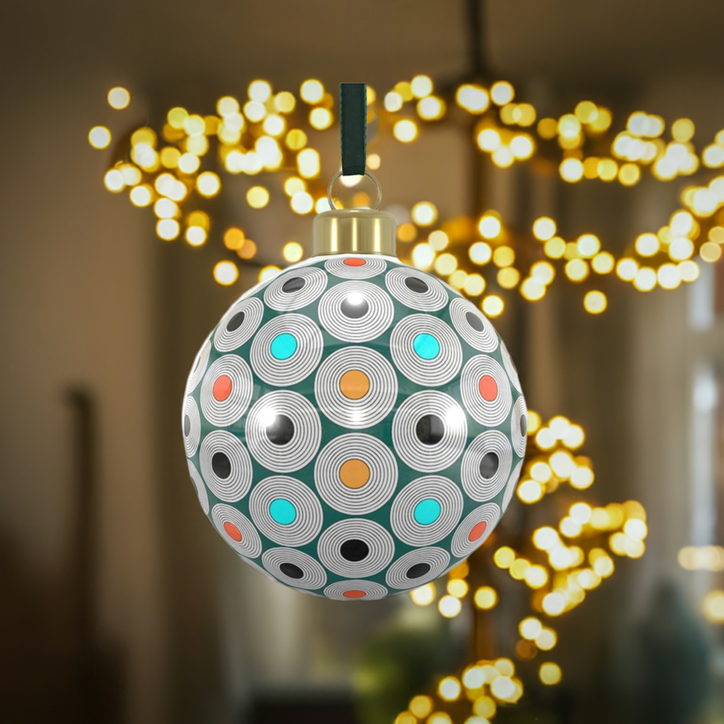 Unique Abstract Bone China Bauble