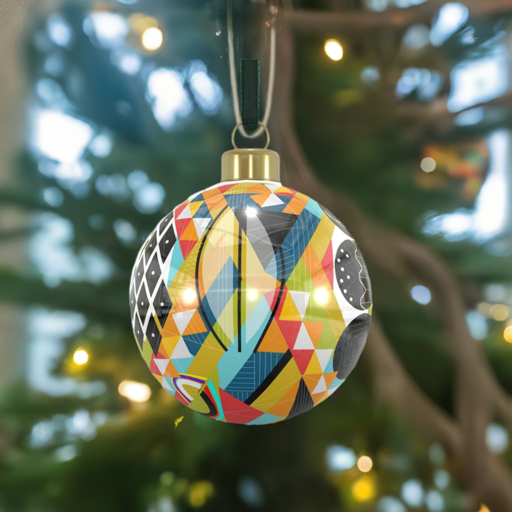Unique Abstract Bone China Bauble
