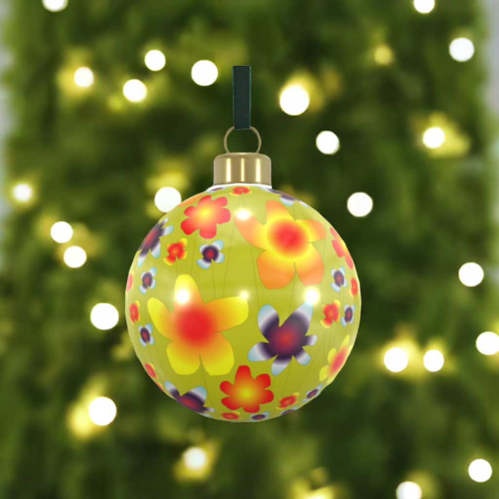 Unique Abstract Bone China Bauble