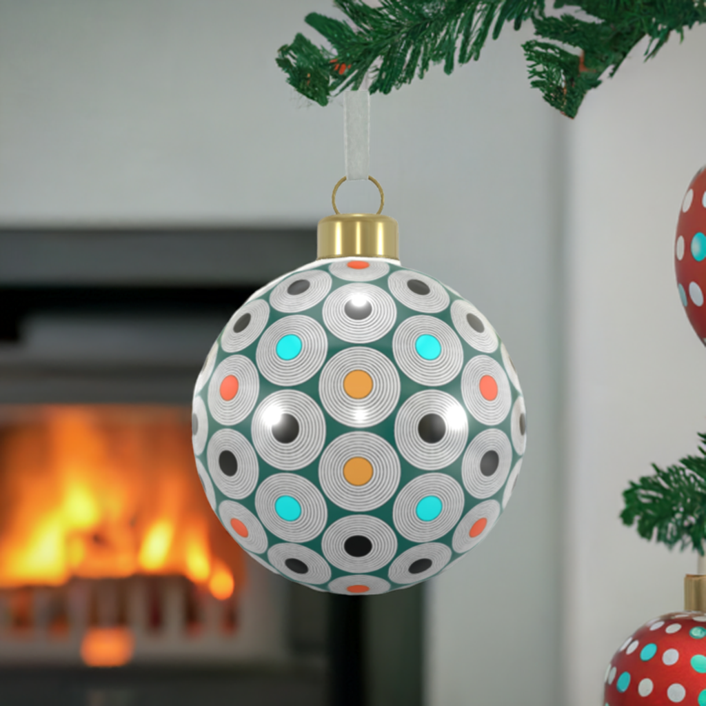 Unique Abstract Bone China Bauble