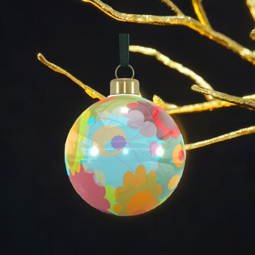 Unique Abstract Bone China Bauble