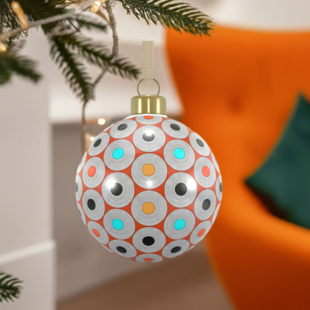 Unique Abstract Bone China Bauble
