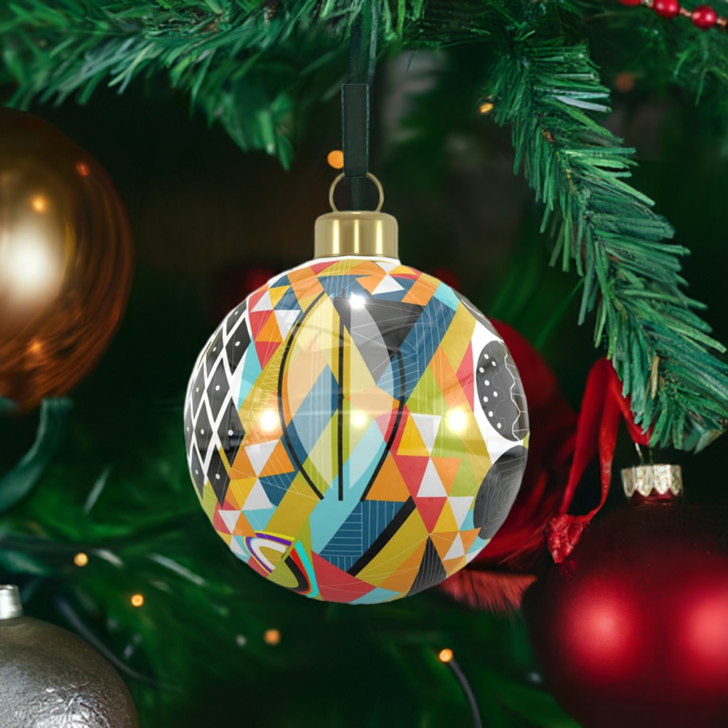 Unique Abstract Bone China Bauble