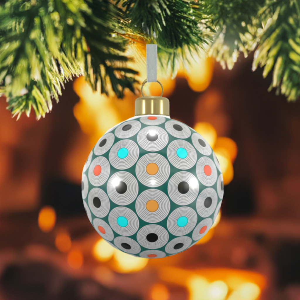 Unique Abstract Bone China Bauble