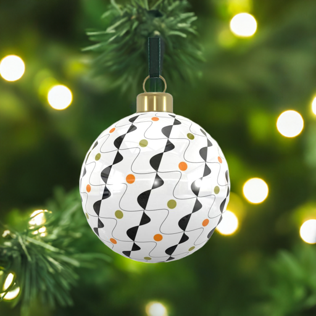 Unique Abstract Bone China Bauble