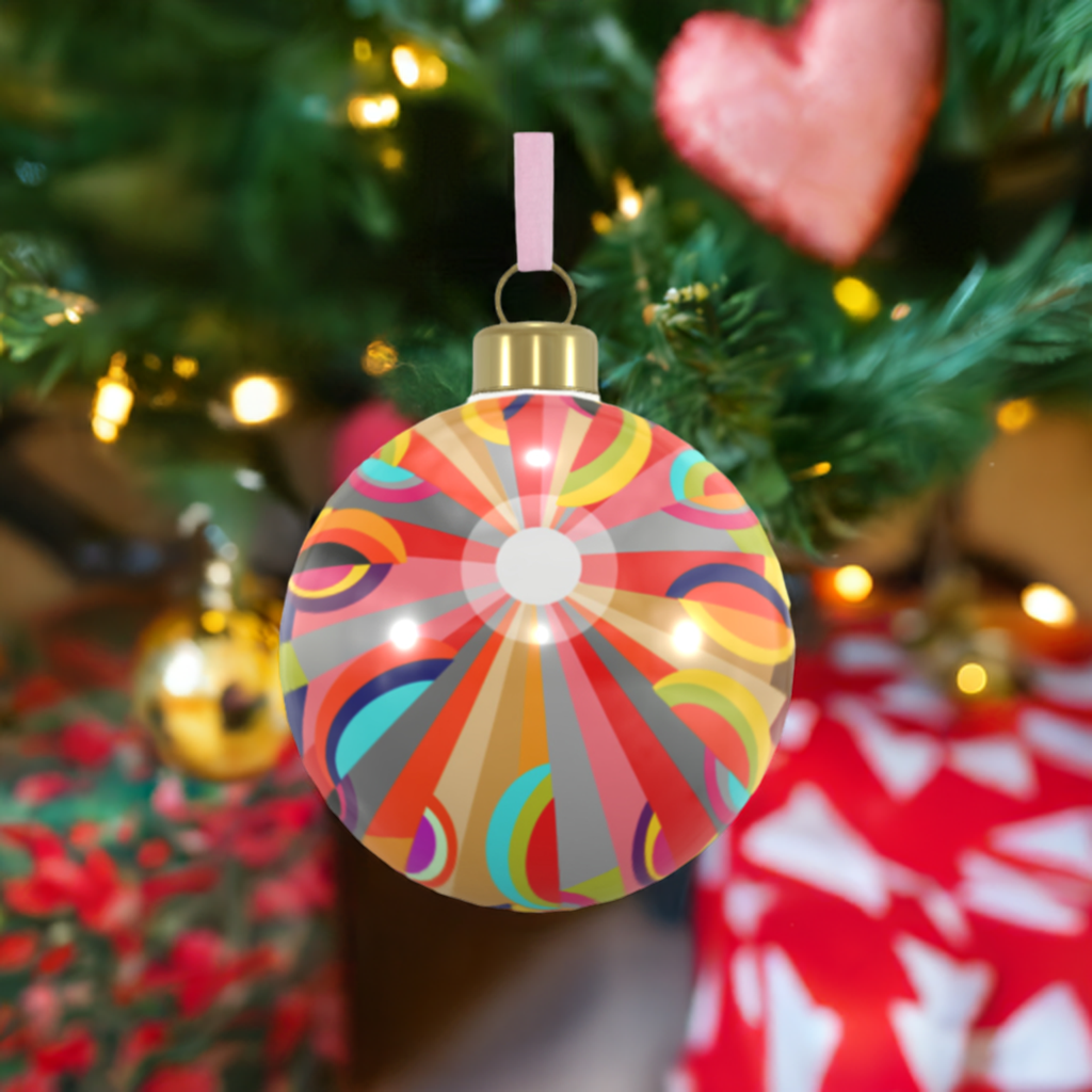 Unique Abstract Bone China Bauble