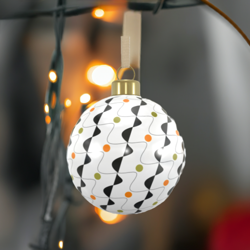 Unique Abstract Bone China Bauble