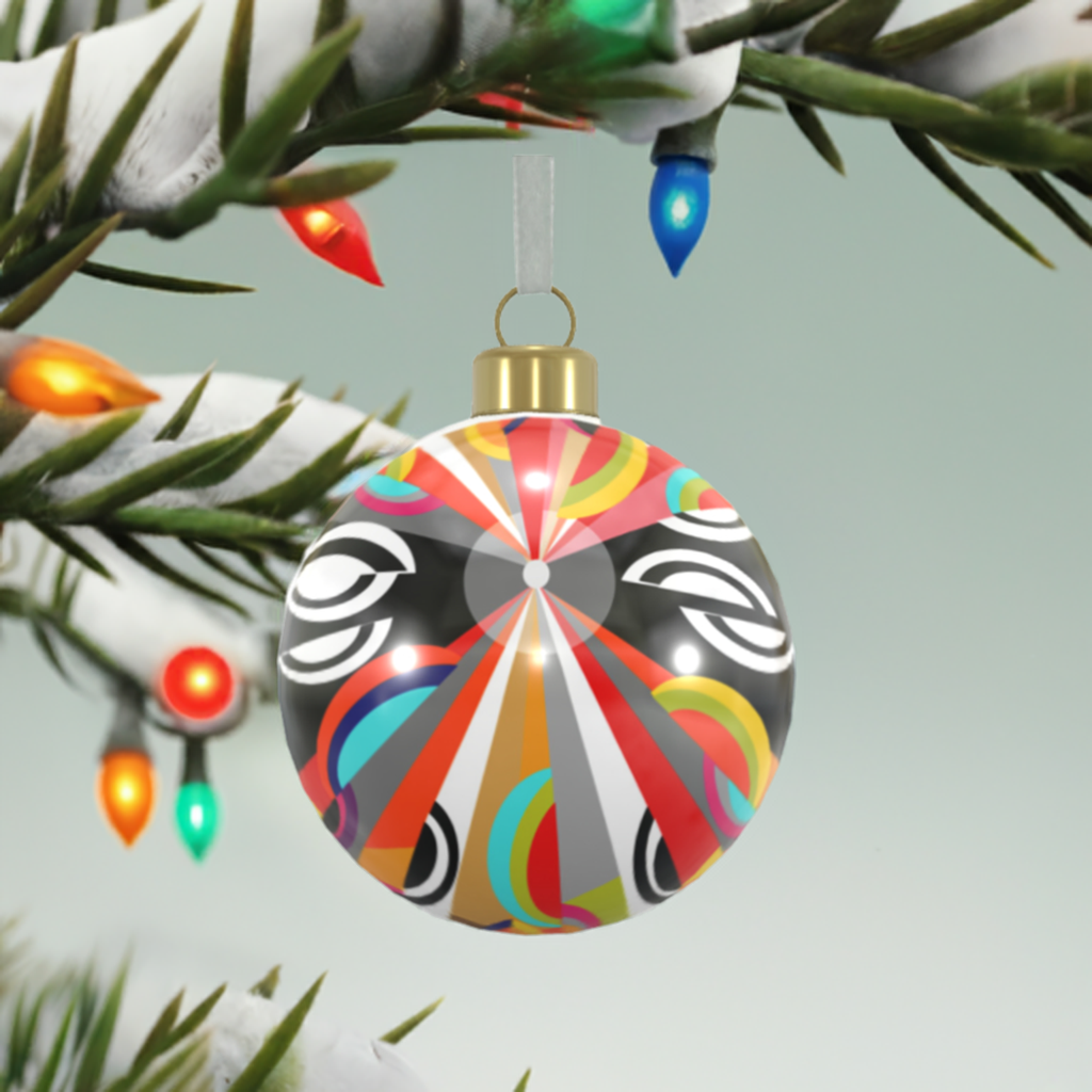 Unique Abstract Bone China Bauble